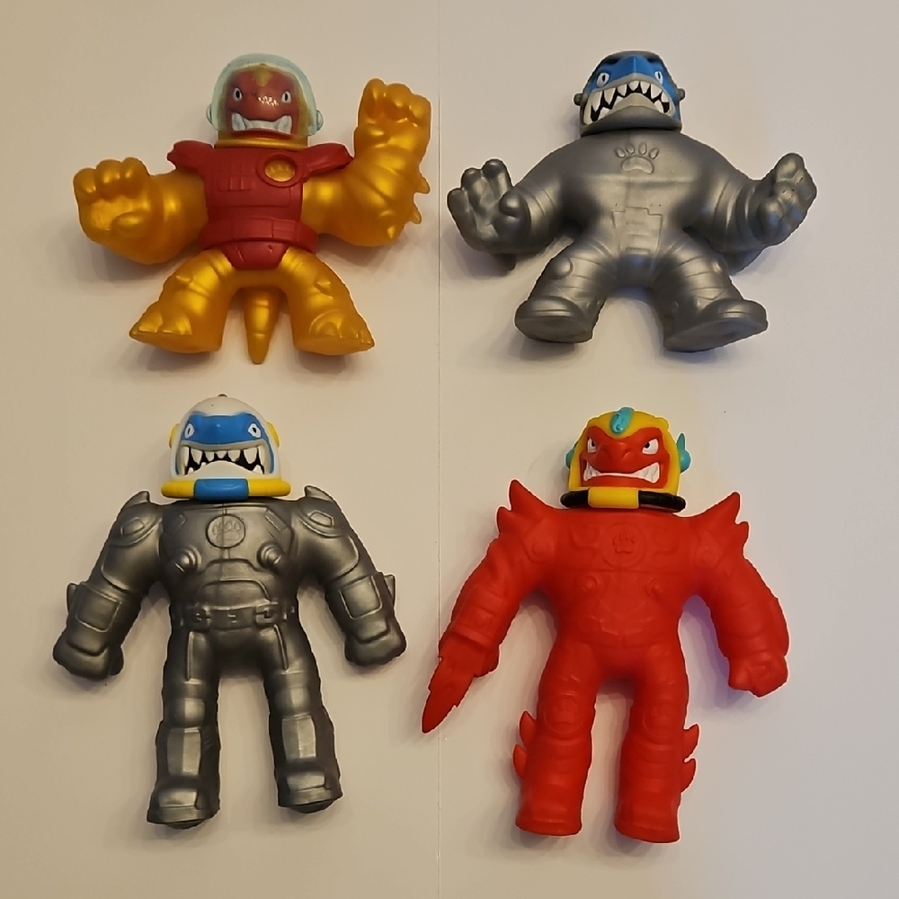 Heroes Goo Jit Zu Galaxy Attack Action Figure Set Of 4 GUC